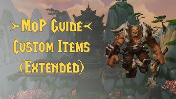 WEM548 Custom Item Creation (Extended)