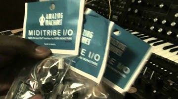 Amazing Machines MIDITRIBE i/o unboxing mod +first play