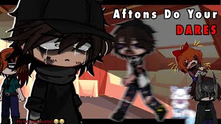 Aftons Do Your Dares (again) || GACHA FNAF