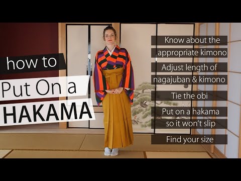 Video: Cum Să Coaseți Un Hakama