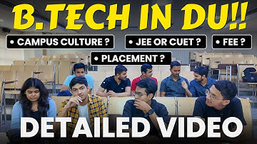 Reality of B TECH in DU! || Students REVIEW || Which option is better?? #jee #jee2025