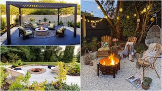 Small Backyard FIRE PIT Ideas on a Shoestring Budget!