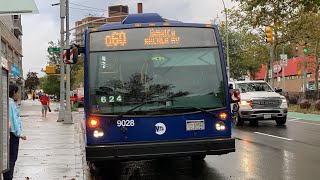 Jamaica-Archer Av Bound 2023 Novabus LFS 9028 Q60 Bus At Queens Blvd & 86th Av