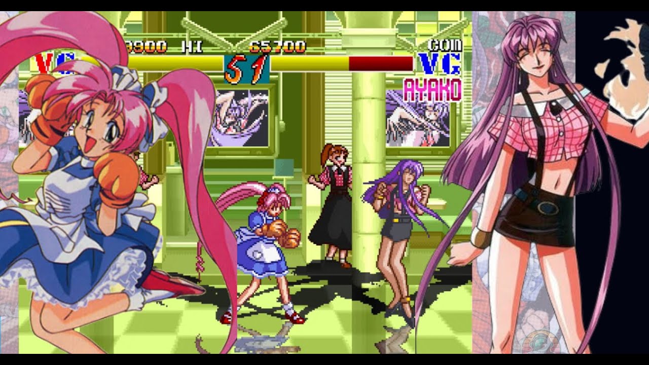Manami Vs Ayako - Advanced V.G. Saturn Tribute Gameplay Video