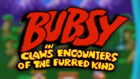 Bubsy in Claws Encounters of the Furred Kind (Genesis)