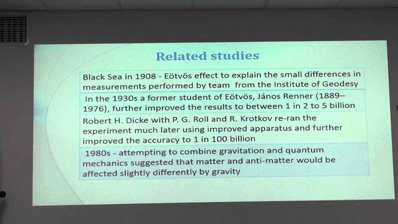 Eötvös experiment