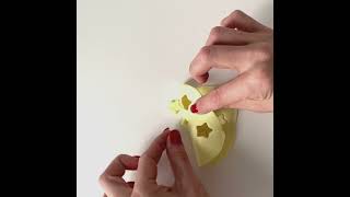 You can make these cute Christmas decoration with polymer clay