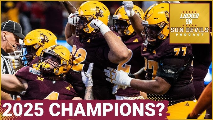Introducing you 2025 NATION CHAMPION Arizona State Sun Devils football  team... with a PERFECT season