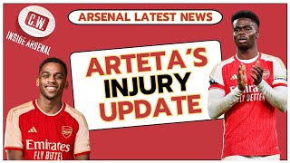 Arsenal latest news: Saka injury update | Timber latest | Gabriel praise | Starting Partey