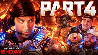 GEARS OF WAR E-DAY CAMPAIGN | PART 4 | W/ PEANUT, HUTCH & CLOAKZY