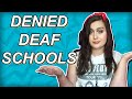 Why I Didn't Go To A Deaf School (American Sign Language Vlog) | Rikki Poynter