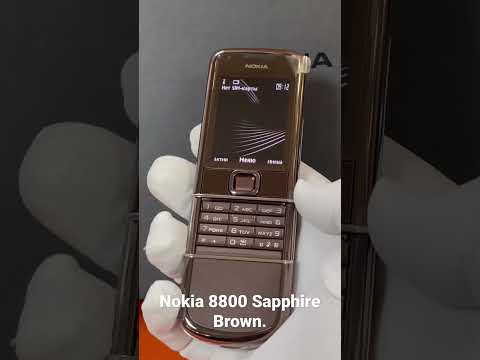 Видео: В продаже у нас появился новый☝️ и оригинальный телефон Nokia 8800 Arte Sapphire Brown.