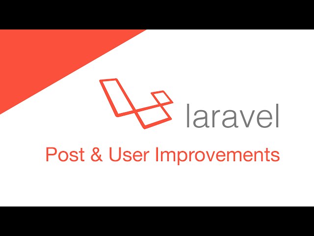 Laravel 5.2 PHP Build  a social network - User Logout & Fixing Post Deletion