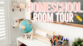 NEW! HOMESCHOOL ROOM TOUR AND SET UP | 2020-2021 SCHOOL YEAR | HOMESCHOOL IDEAS