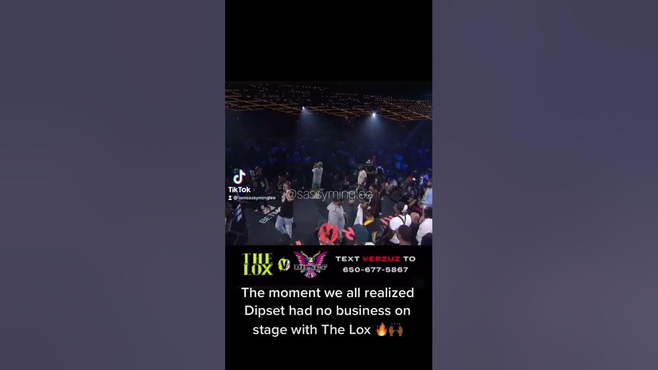 Dipset had no business on stage with THE LOX on Last Night's VERZUZ TV battle!