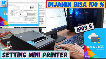 Setting Mini Printer pada Program Ipos 5 | Program Ipos 5  | Trigonal Software | #Tutorial