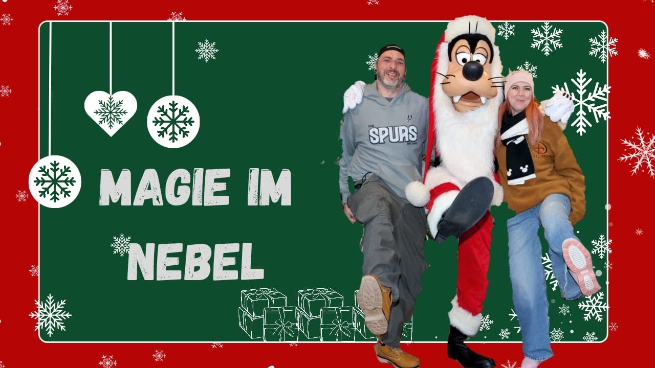 Winterzauber & Nebel – Unser 2. Tag im Disneyland Paris 🎄✨🌫️🌁