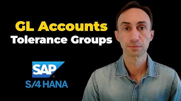 Define Tolerance Groups GL Account: SAP S/4 HANA