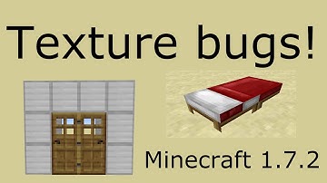 3 texture bugs in minecraft 1.7.2! [Dutch]
