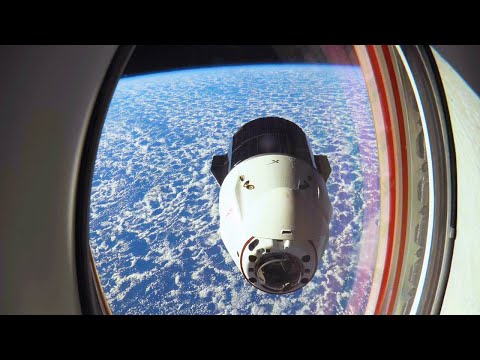 SpaceX Astronaut Capsule Docks with Space Station | 4K NASA Footage