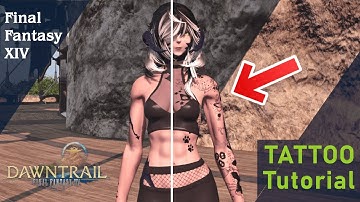 How to Add Custom Tattoos in Final Fantasy XIV - Easy Modding Guide
