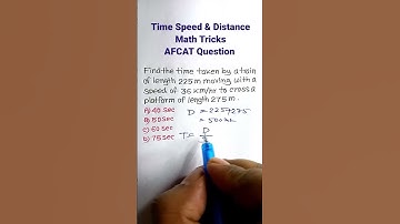 Time Speed & Distance| Time And Distance Math Tricks| Distance & Time for SSC RRB TET | #shorts