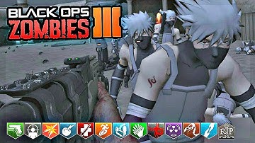 BLACK OPS 3 CUSTOM ZOMBIES MOD TOOLS! | NARUTO HIDDEN SAND VILLAGE WITH MW2 WEAPONS AND MORE!