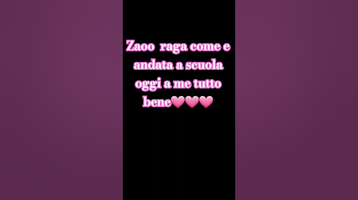 come è andata