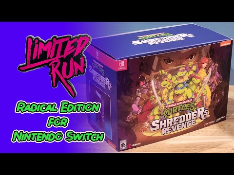 Nintendo Switch TMNT: Shredder's Revenge Ltd Radical Ed. Teenage Mutant Ninja Turtles: Shredders Revenge - Radical