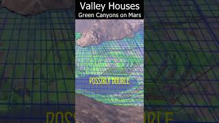 Valley Houses - Green Canyons on Mars    #space #spacecolonization #nasa