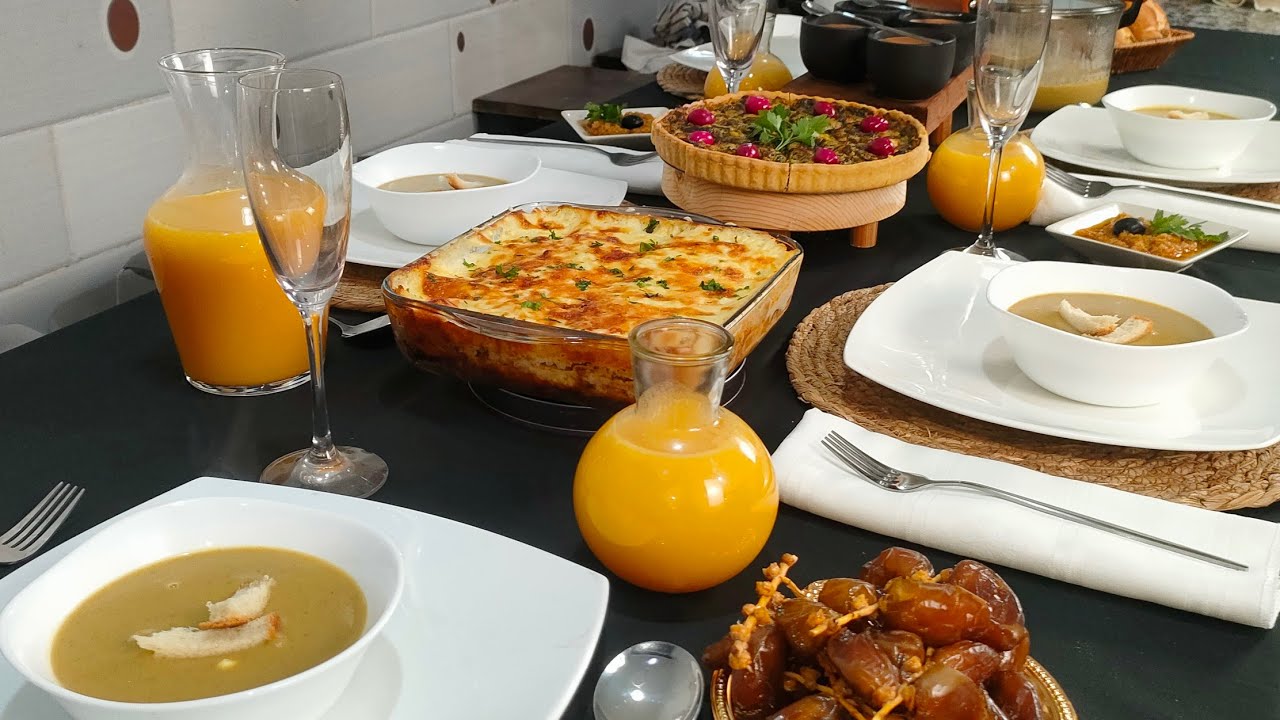 إقتراح طاولة اليوم الخامس لرمضان 🌙 أسهل طاولة 🥰 موحال ماتجربيش هاذ الغراتان🤤 ،موس الشوكولا ،كيش سهل