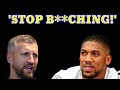 &#39;ANTHONY JOSHUA SHOULD STOP BLAMING FANS &amp; STOP B**CHING!&#39;~ CARL FROCH