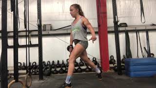 Offset DB Split Squat