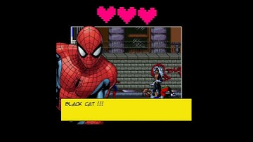 DEADPOOL meet BLACK CAT #retrogaming #deadpool #spiderman #venom #openbor #beatemup #carnage #gaming