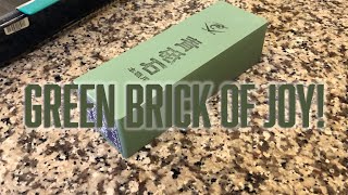 Knife Knowledge: Green Brick of Joy! Naniwa 2k (2000 grit) Whetstone