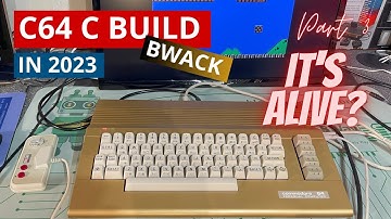 The GOLDEN C64C! - Building a new Commodore C64C - Part 3 - Fixing issues and making a case