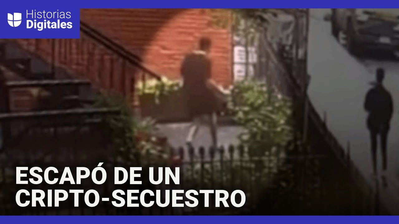 Extorsión por criptomonedas: un video capta la huida de un hombre  presuntamente secuestrado en Nueva