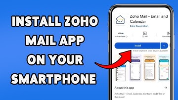How To Install Zoho Mail App On Your Smartphone 2025 | Download & Set Up Zoho Mail Mobile App