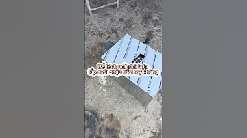 Bể tách mỡ 50 lít Gắn trực tiếp dưới chậu rửa #BeTachMo50Lit #Inox304 #GiaCongInox