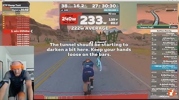 Zwift FTP Ramp Test