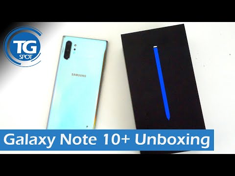 פתיחת קופסה והצצה ראשונה: Galaxy Note 10+