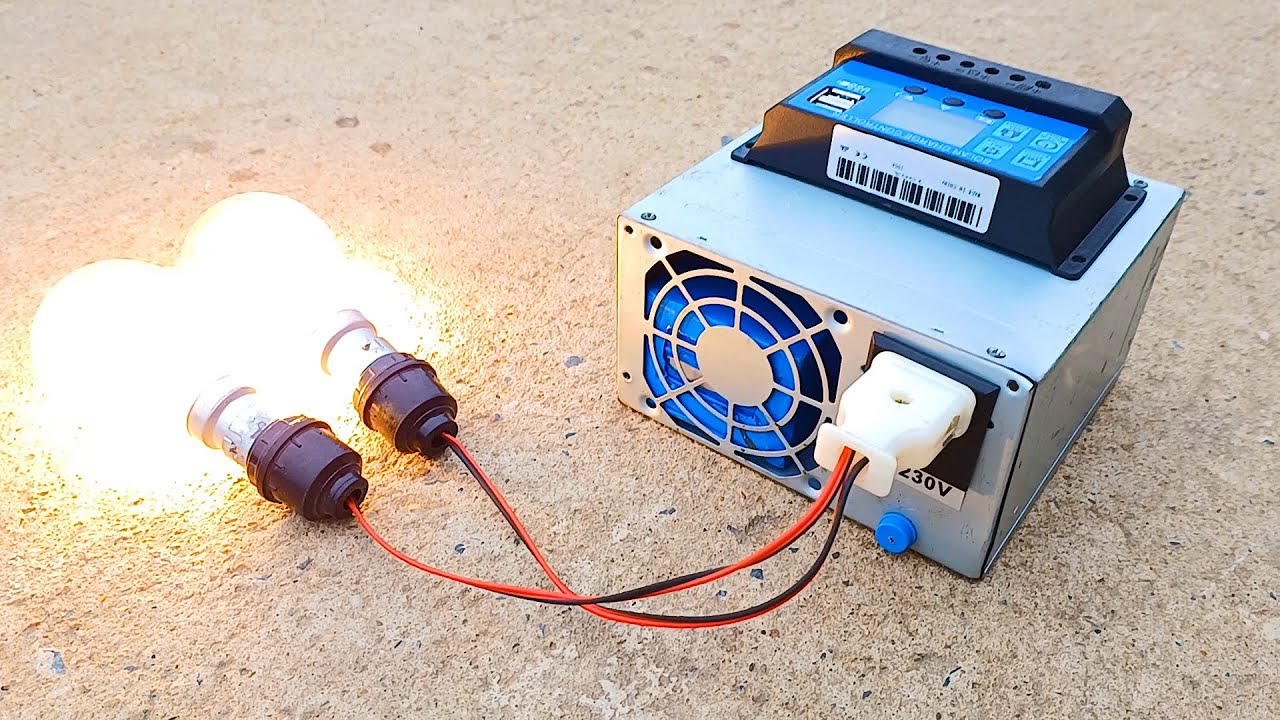 Chế Trạm Điện 220v Lưu Động như này lo gì mất điện nữa - YouTube