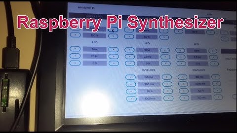 Minisynth Pi - Raspberry Pi-based Polyphonic Virtual Analog Synthesizer