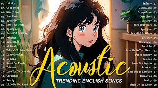 Greatest English Acoustic Cover Love Songs 2024 ❤️ Best Acoustic Cover Of Popular Songs Playlist