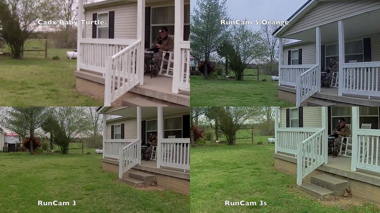 HD shootout RunCam 3,3S & 5 Orange vs Caddx Baby turtle
