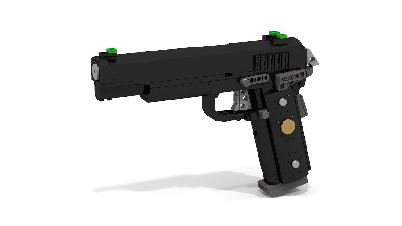 Custom Lego Gun MOC: M1911 [R6S] - YouTube