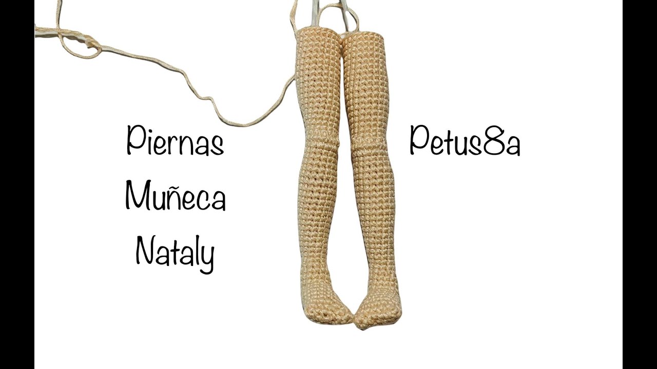 Como tejer piernas 🦵 muñeca Nataly(English subtitles) Amigurumis by Petus 🥰 2o, video