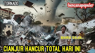 CIANJUR HANCUR TOTAL || TORNADO DAHSYAT 150KM PERJAM DI CIANJUR HARI INI - 16 OKTOBER 2025