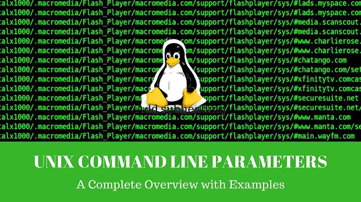 Unix Command Line Parameters with Examples (Tutorial #12)