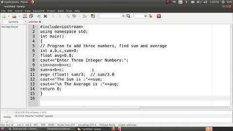 C++ program to add three numbers, find sum and average